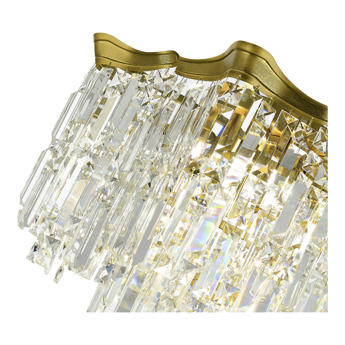 SL1659.302.10 Светильник потолочный ST-Luce Латунь/Прозрачный E14 10*60W OFELIA — изображение 3