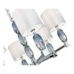 SL1759.103.06 Люстра подвесная ST-Luce Хром, Голубой/Белый E14 6*40W LINGOTTI — изображение 3