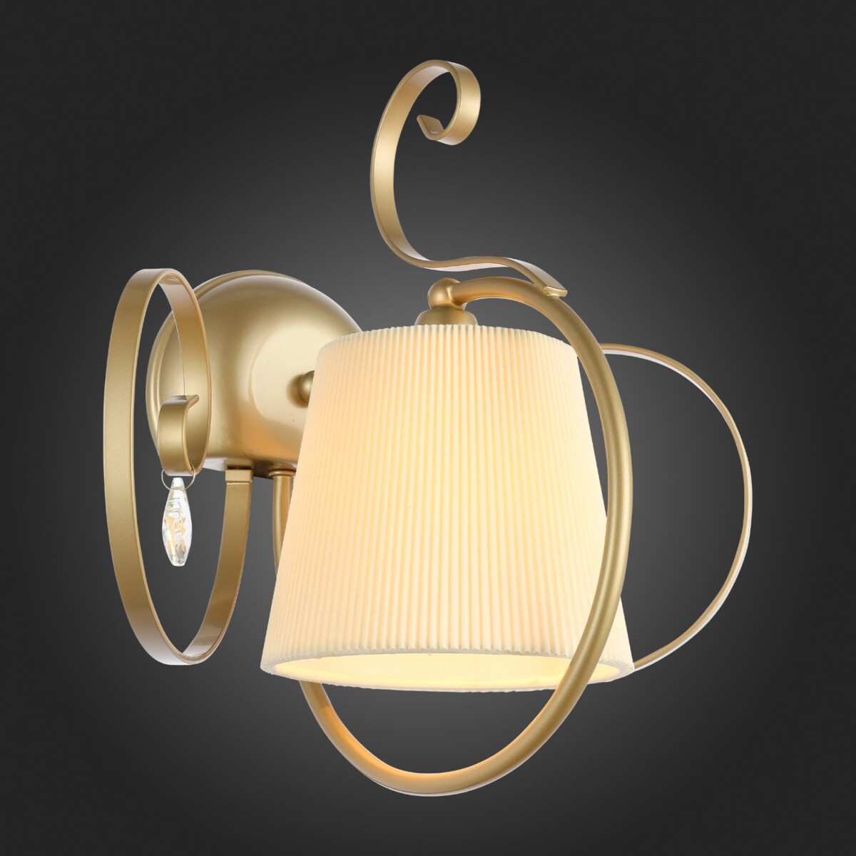 SL177.201.01 Светильник настенный Золотистый/Белый E14 1*40W AZZURRO — изображение 5