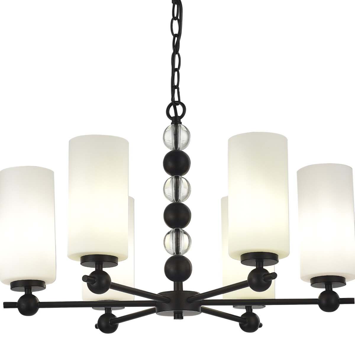 SL2003.403.06 Светильник подвесной ST-Luce черный/белый E27 6*40W AURORA — изображение 3