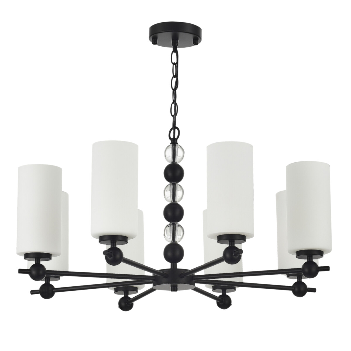 SL2003.403.08 Светильник подвесной ST-Luce черный/белый E27 8*40W AURORA — изображение 2