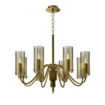 SL2005.303.08 Светильник подвесной ST-Luce латунь/коньячный E14 8*40W SANTORI — изображение 3