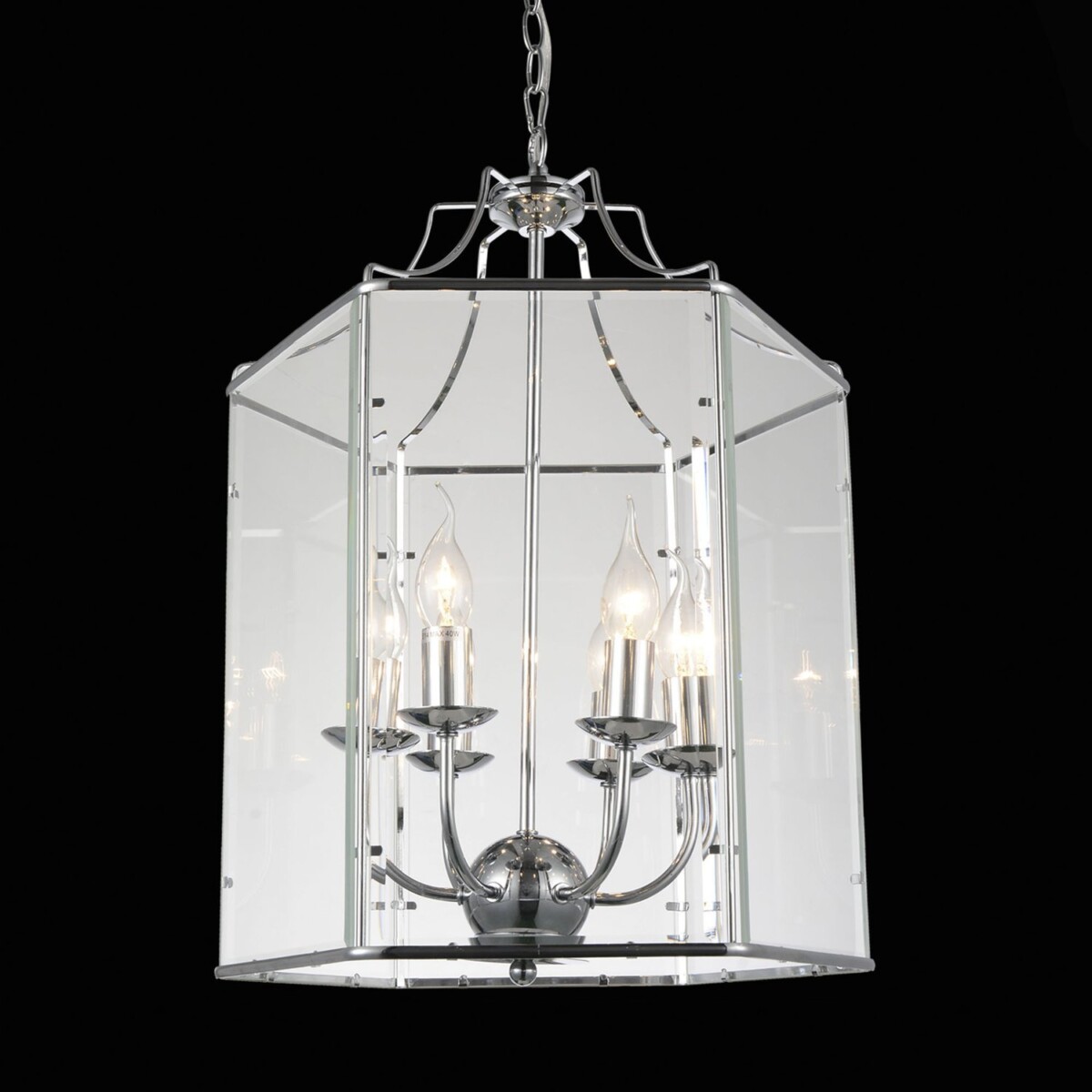 SL228.103.06 Люстра подвесная ST-Luce Хром/Прозрачный E14 6*40W TERSO — изображение 1