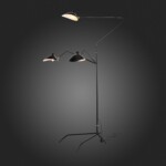 SL305.405.03 Торшер ST-Luce Черный/Черный, Белый E27 3*60W SPRUZZO — изображение 2