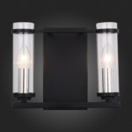 SL334.401.02 Бра ST-Luce Черный, Никель/Прозрачный E14 2*60W BICHERO — изображение 2