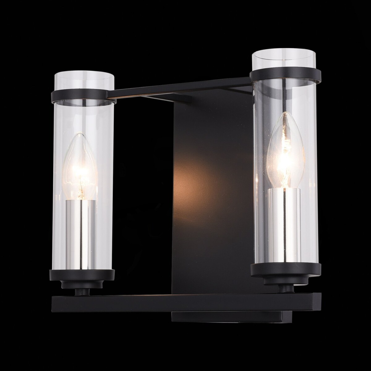 SL334.401.02 Бра ST-Luce Черный, Никель/Прозрачный E14 2*60W BICHERO — изображение 4