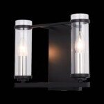SL334.401.02 Бра ST-Luce Черный, Никель/Прозрачный E14 2*60W BICHERO — изображение 4