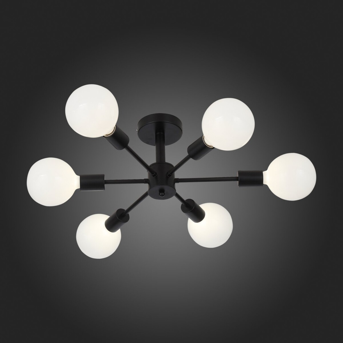 SL419.402.06 Светильник потолочный Черный E27 6*60W ANO — изображение 2