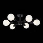 SL419.402.06 Светильник потолочный Черный E27 6*60W ANO — изображение 4