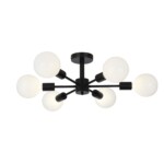 SL419.402.06 Светильник потолочный Черный E27 6*60W ANO — изображение 6