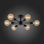 SL419.402.06 Светильник потолочный Черный E27 6*60W ANO — изображение 14