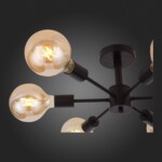 SL419.402.06 Светильник потолочный Черный E27 6*60W ANO — изображение 17