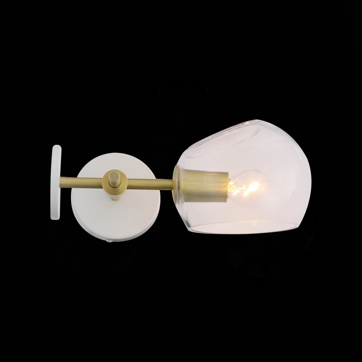 SL434.201.01 Бра ST-Luce Латунь/Прозрачный E14 1*40W CALMARE — изображение 1