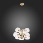 SL434.203.09 Люстра подвесная ST-Luce Латунь/Прозрачный E14 9*40W CALMARE — изображение 2