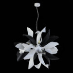 SL453.453.06E Люстра подвесная ST-Luce Черный, Белый/Черный, Белый E14 6*40W SPIRAGLIO — изображение 4