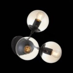 SL549.411.03 Бра ST-Luce Черный/Янтарный E27 3*40W STAMPO — изображение 7