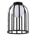 SL6129.402.01 Светильник потолочный ST-Luce Черный/Белый E27 1*60W NORDIC — изображение 2