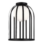 SL6129.402.01 Светильник потолочный ST-Luce Черный/Белый E27 1*60W NORDIC — изображение 4