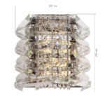 SL6137.101.02 Светильник настенный ST-Luce никель/прозрачный E14 2*40W STROZZI — изображение 5