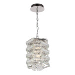 SL6137.103.01 Светильник подвесной ST-Luce никель/прозрачный E14 1*40W STROZZI — изображение 4