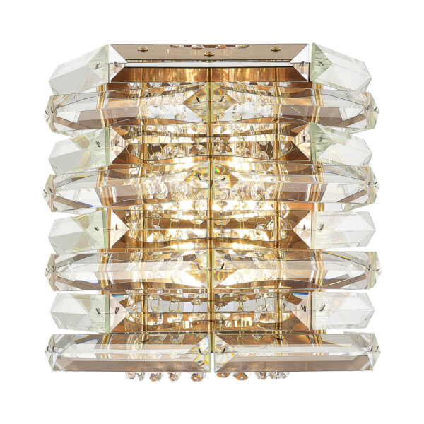 SL6137.201.02 Светильник настенный ST-Luce медь/прозрачный E14 2*40W STROZZI