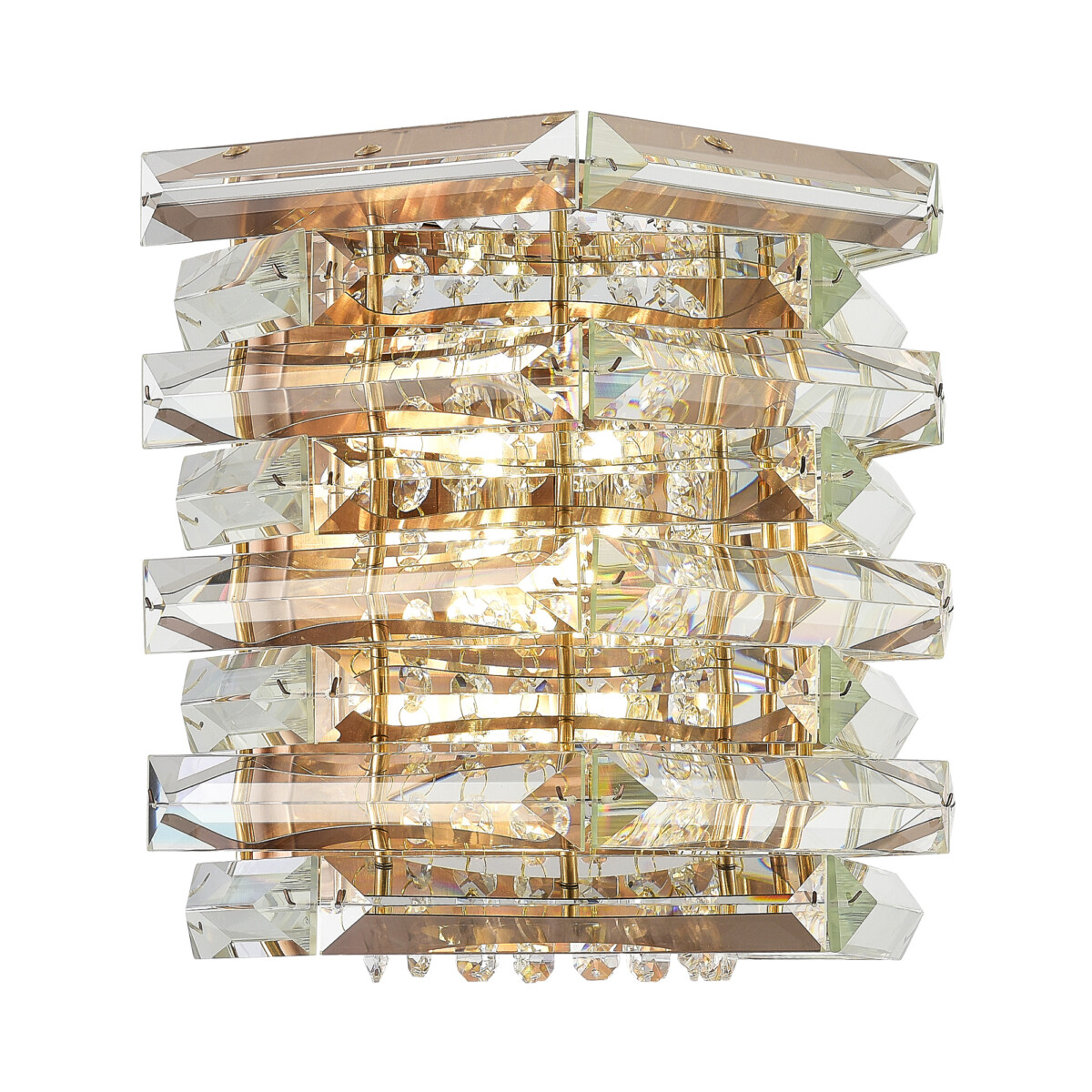 SL6137.201.02 Светильник настенный ST-Luce медь/прозрачный E14 2*40W STROZZI — изображение 3