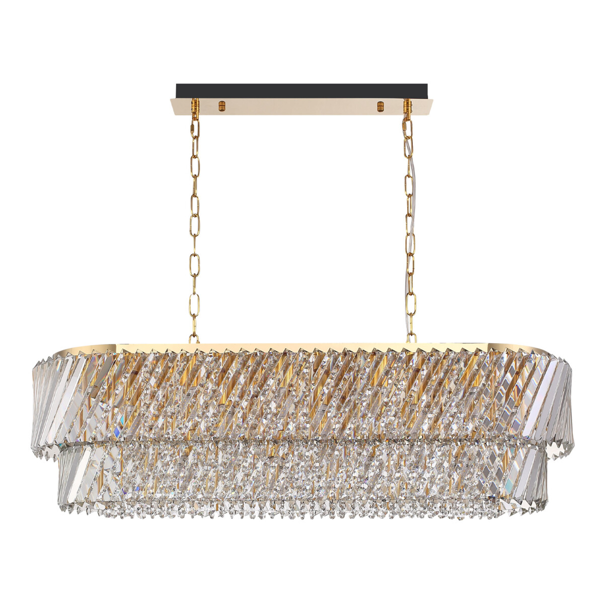 SL6138.303.14 Светильник подвесной ST-Luce латунь/прозрачный E14 14*40W RITZ — изображение 2