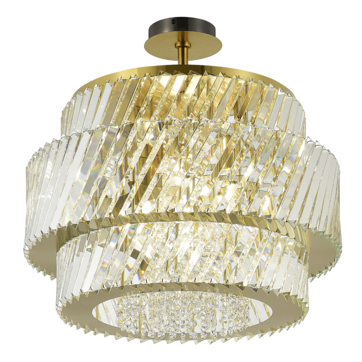 SL6138.313.12 Светильник потолочный ST-Luce латунь/прозрачный E14 12*40W RITZ — изображение 3