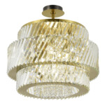 SL6138.313.12 Светильник потолочный ST-Luce латунь/прозрачный E14 12*40W RITZ — изображение 3