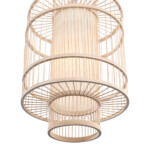 SL6241.523.01 Светильник подвесной ST-Luce Древесный/Белый E27 1*40W ALMA — изображение 4