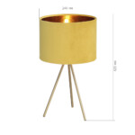 SL6242.204.01 Прикроватная лампа ST-Luce Золотистый/Желтый E27 1*40W FUEGO — изображение 5