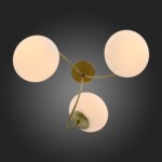 SL717.202.03 Светильник потолочный Золото/Белый E27 3*40W ACINI — изображение 5