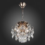 SL846.202.03 Люстра подвесная ST-Luce Золотистый/Прозрачный E14 3*40W ORECCHINI — изображение 5