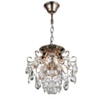 SL846.202.03 Люстра подвесная ST-Luce Золотистый/Прозрачный E14 3*40W ORECCHINI — изображение 6