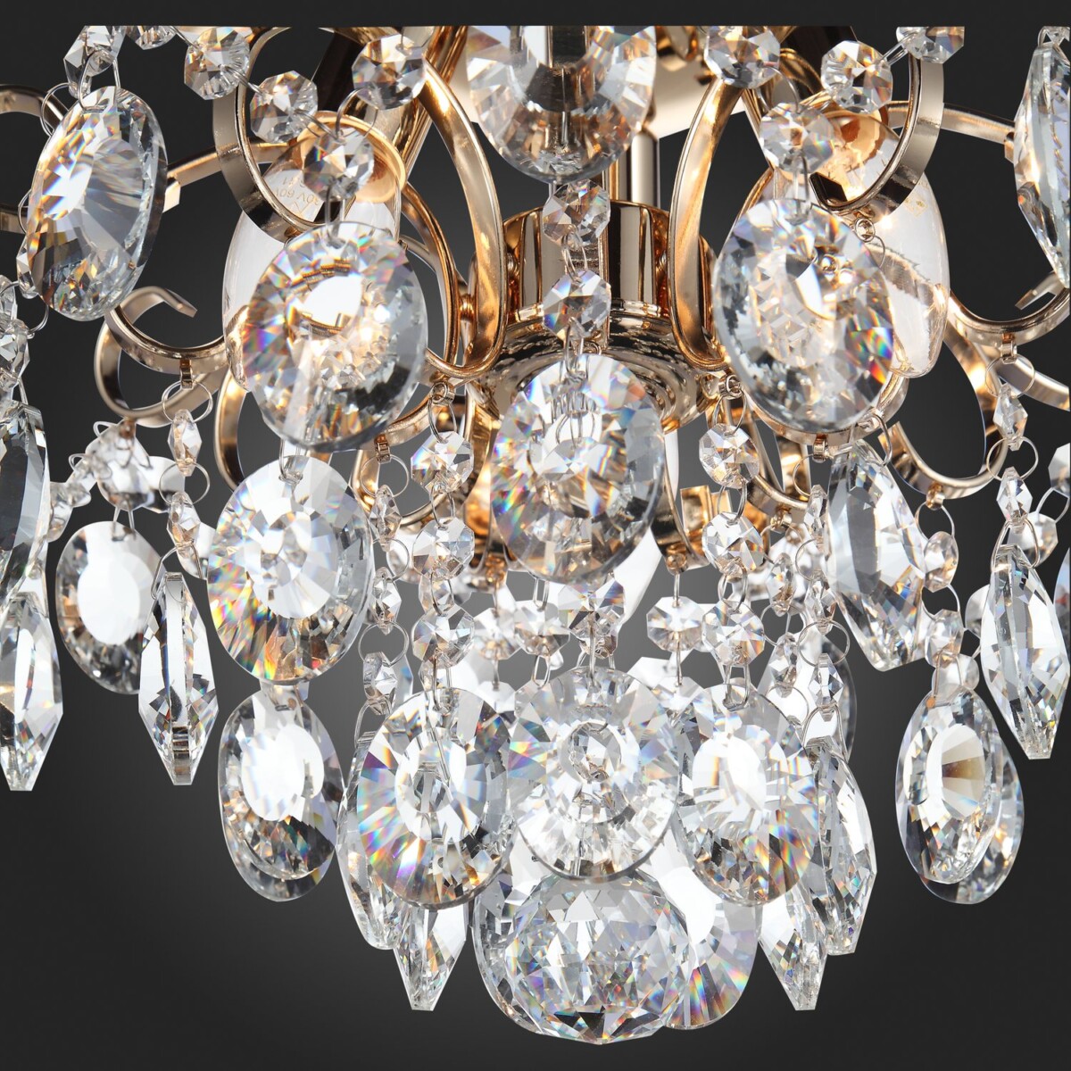 SL846.202.03 Люстра подвесная ST-Luce Золотистый/Прозрачный E14 3*40W ORECCHINI — изображение 8