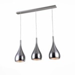 SL874.113.03 Люстра подвесная ST-Luce Хром/Хром E27 3*40W GOCCE — изображение 3