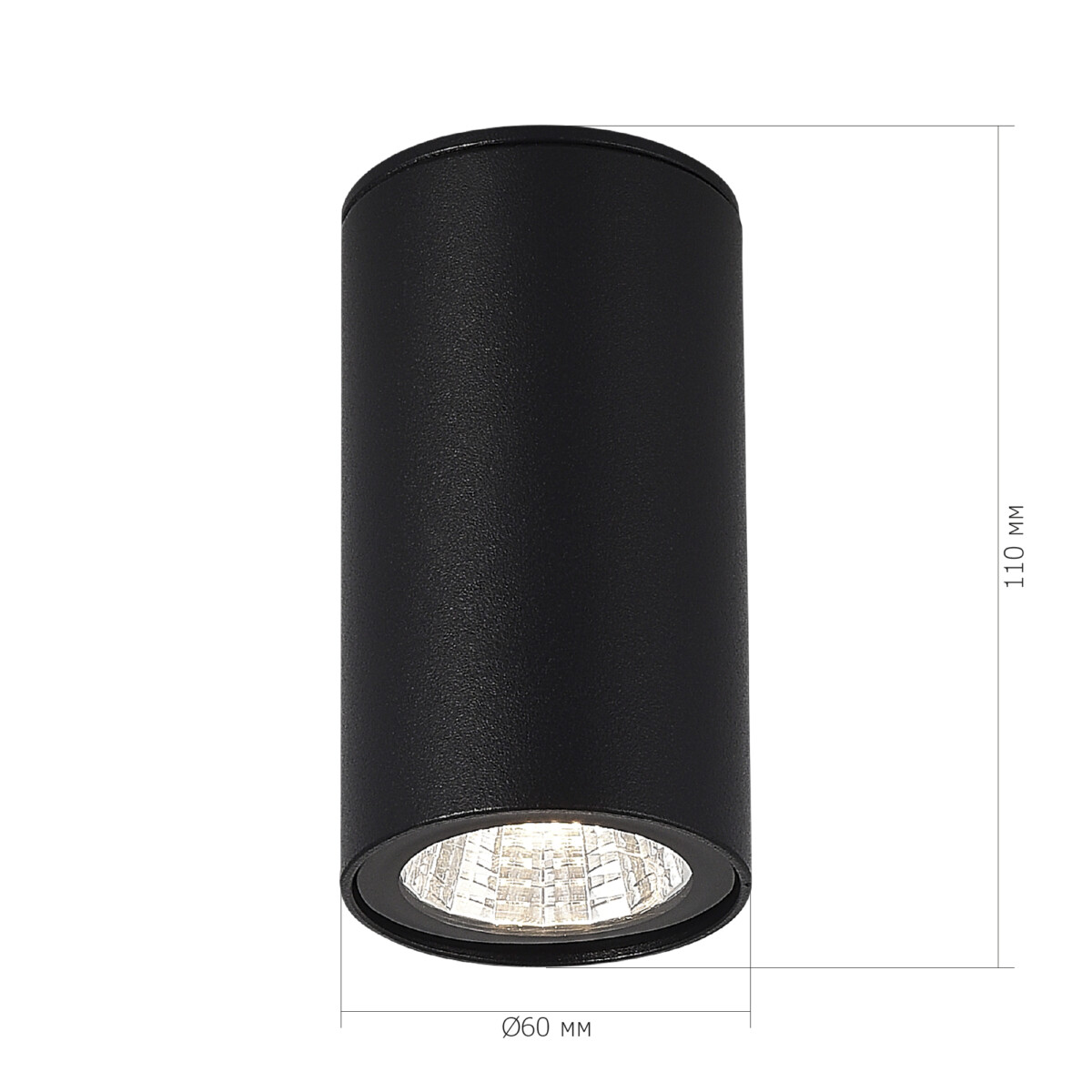 SL9514.402.01 Светильник уличный потолочный ST-Luce черный/белый LED 1*7W 3000K TUBO — изображение 3