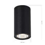 SL9514.402.01 Светильник уличный потолочный ST-Luce черный/белый LED 1*7W 3000K TUBO — изображение 3