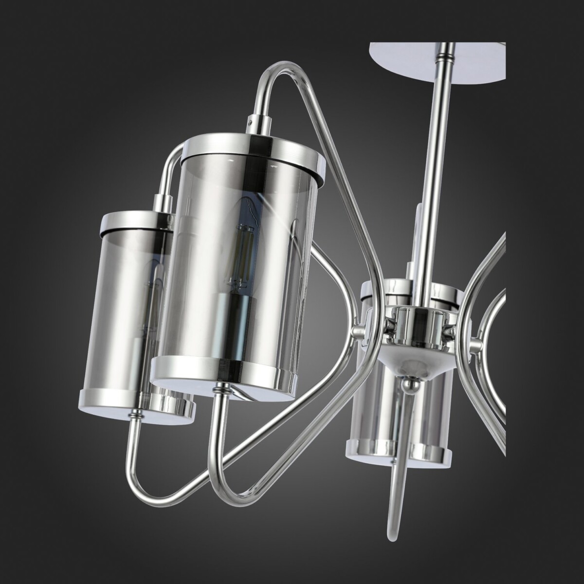 SLE102302-05 Светильник потолочный Хром/Дымчатый E14 5*40W VALIERI — изображение 8