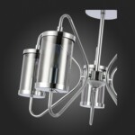 SLE102302-05 Светильник потолочный Хром/Дымчатый E14 5*40W VALIERI — изображение 8