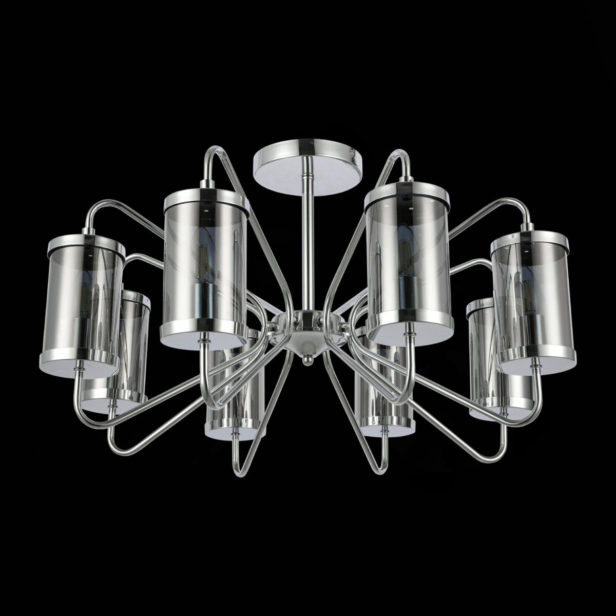 SLE102302-08 Светильник потолочный Хром/Дымчатый E14 8*40W VALIERI — изображение 4