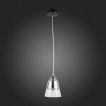 SLE102903-01 Подвес Черный, Хром/Прозрачный E27 1*40W LIRINO — изображение 5