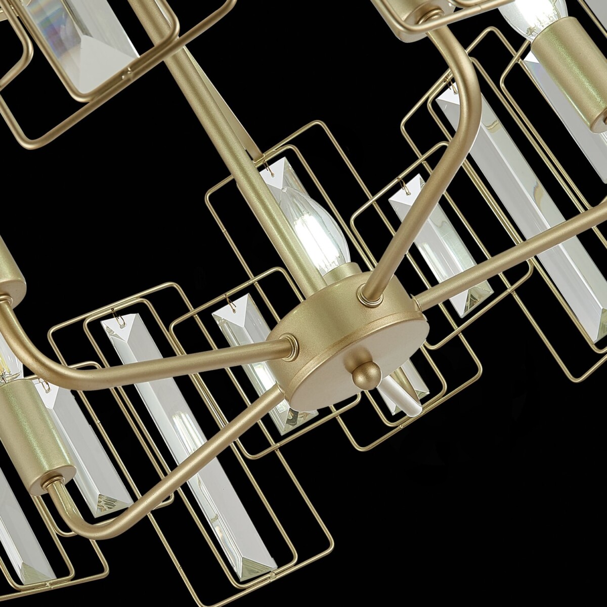 SLE103403-05 Светильник подвесной Шампань/Прозрачный E14 5*40W GIANO — изображение 10