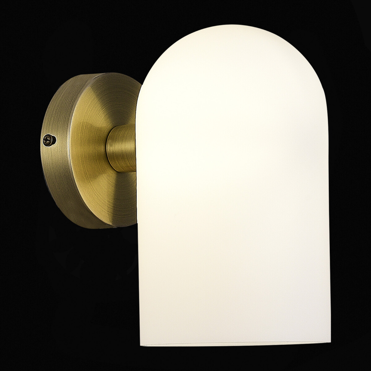 SLE1047-301-01_01B SLE1047-301-01 Светильник настенный Бронза/Молочно-белый E14 1*40W NOBILIA — изображение 1