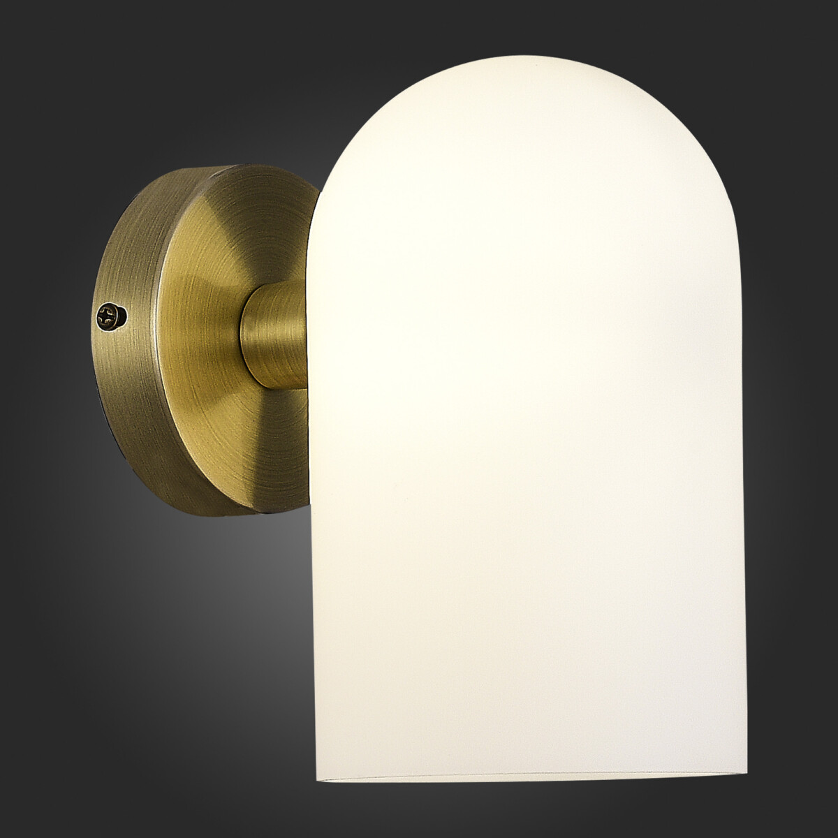 SLE1047-301-01 Светильник настенный Бронза/Молочно-белый E14 1*40W NOBILIA — изображение 2