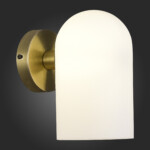 SLE1047-301-01 Светильник настенный Бронза/Молочно-белый E14 1*40W NOBILIA — изображение 2