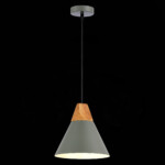 SLE125113-01 Светильник подвесной Серый/Серый, Светлое дерево E27 1*60W MODICA