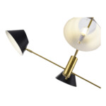 SLE1253-343-04 Светильник подвесной Латунь/Черный, Белый E14 4*60W NORBI — изображение 4