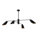 SLE1254-403-04 Светильник подвесной Черный/Черный E14 4*60W ALTON