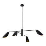 SLE1254-403-04 Светильник подвесной Черный/Черный E14 4*60W ALTON — изображение 2